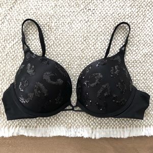 Victorias Secret Bombshell Bra Bling Leopard 34A